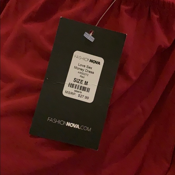 Red maxi formal dress - Picture 2 of 4